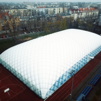 Hala Pneumatyczna Warszawa ul. Zbaraska