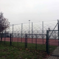 Budowa hali pneumatycznej wraz z zapleczem szatniowym w Zduńskiej Woli